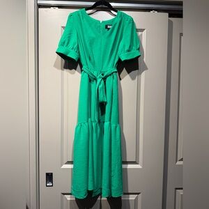 DKNY Green Midi Dress women’s 4 - NWOT